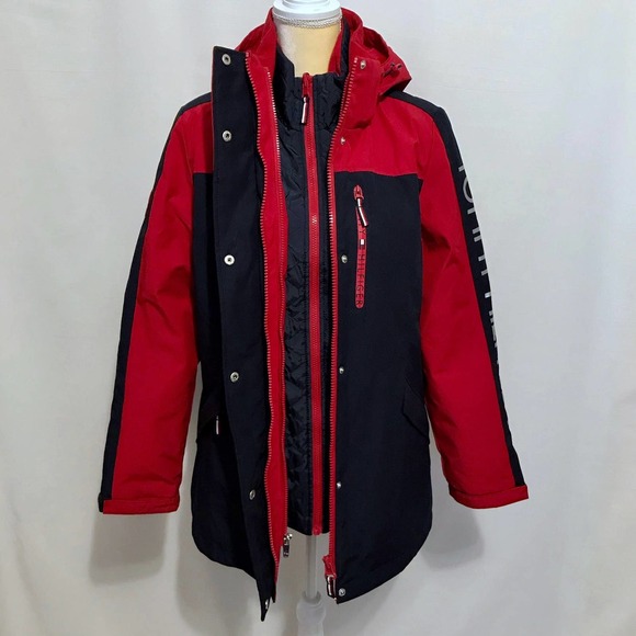 Tommy Hilfiger NWOT 3 in 1 All Weather System Jacket Size M - Picture 9 of 14